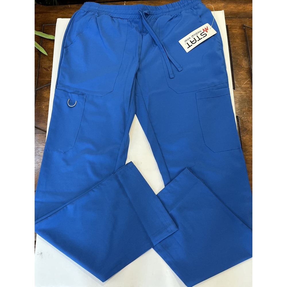 Women’s STAT‎ Medical Wear Scrub Set Blue XS NEW With Tags